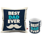 Best Dad Ever Cushion & Mug Combo